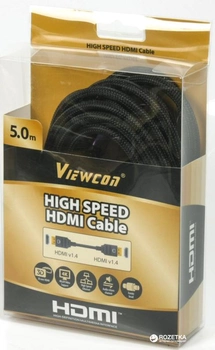 Кабель Viewcon HDMI V.1.4 5 м Black (VC-HDMI-510-5m)