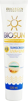 Солнцезащитный крем Bioton Cosmetics SPF 45 120 мл (4820026147994)