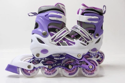 Роликовые коньки Power Champs Violet размер 29-34