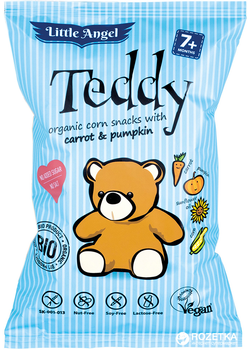 Снеки кукурудзяні McLloyd`s Ведмедик Teddy з морквою і гарбузом 30 г (8588004638976)