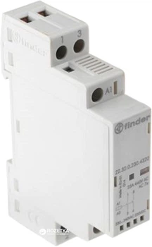Контактор Finder 2NO 25A 220-240 В (223202304320)