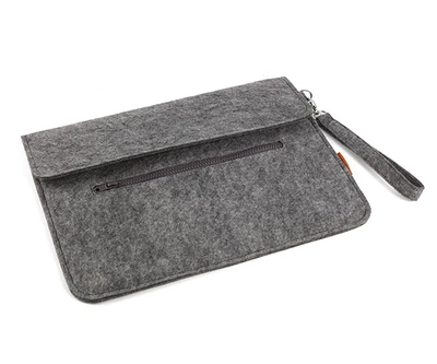 Сумка FeltFabricDesign из войлока для планшета серая ВМ40(0243)