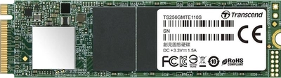 Transcend MTE110S 256GB M.2 2280 PCIe 3.0 x4 3D NAND TLC (TS256GMTE110S)