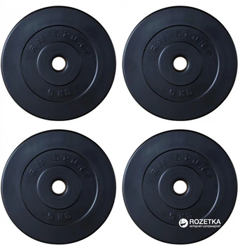 Комплект бітумних дисків RN-Sport 20 кг (4x5 кг) (RNbitset20)