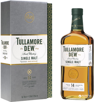 Віскі односолодове Tullamore DEW 14 yo Single Malt 0.7 л 41.3% (5391516892070)