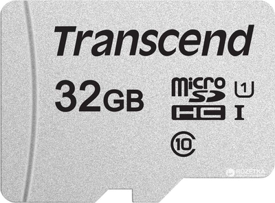 Transcend MicroSDHC 300S 32GB Class 10 UHS-I U1 no adapter (TS32GUSD300S)