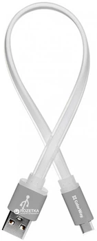 Кабель ColorWay USB – Type-C 0.25 м White (CW-CBUC001-WH)