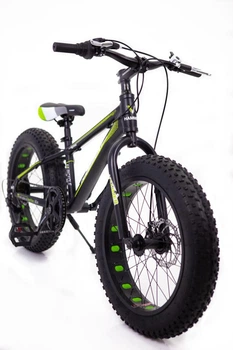 Фэтбайк Гірський велосипед HAMMER EXTRIME S800 Колеса 20 Алюмінієва рама Shimano Зелений
