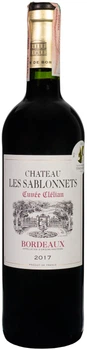 Вино Chateau Les Sablonnets Bordeaux червоне сухе 0.75 л 13.5% (3500610093319)
