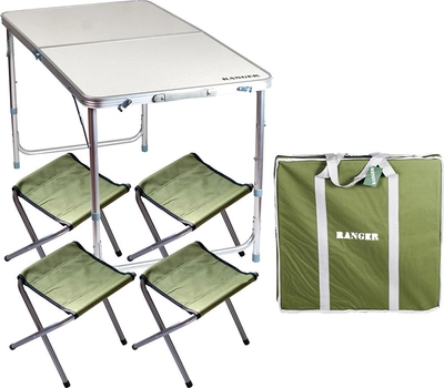 Компактный столик и складывающиеся стулья с чехлом Ranger ST 401 (RA 1106)