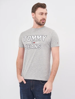 Футболка длинная мужская Tommy Hilfiger 10213.2 M (46) Серая