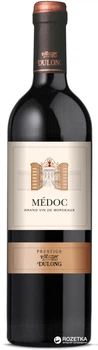 Вино Dulong Medoc Prestige червоне сухе 0.75 л 13.5% (3272810098523)
