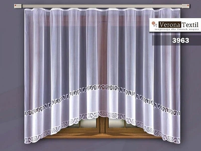 Ажурная жаккардовая тюль Verona 170 х 300 см (3963 001)