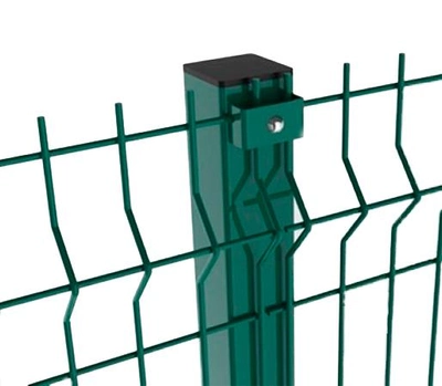 Столб заборный Заграда высота 2,0м размер 60х40мм ф1,5(оц+ПВХ)