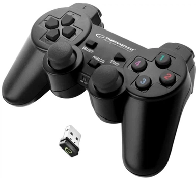 Бездротовий геймпад Esperanza Gladiator PC/PS3 Black (EGG108K)