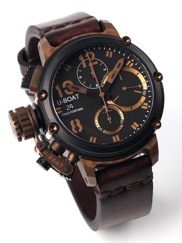 Часы U-Boat 8015 Chimera Bronze B&B Chrono 43mm 10ATM