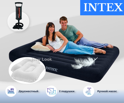 Надувной матрас intex 64144 pillow rest classic bed