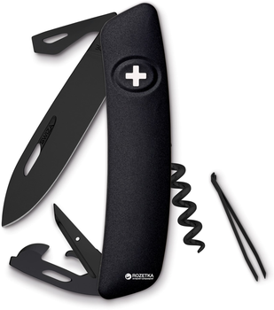 Швейцарский нож Swiza D03 All Black (KNI.0033.1010)