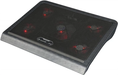 Охлаждающая подставка для ноутбука Marvo FN-33 Red-LED Black (FN-33RD)