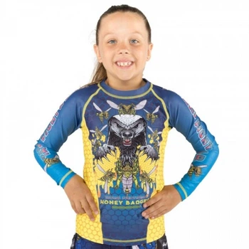 Рашгард дитячий Tatami Fightwear Honey Badger V5 (YXL) Принт
