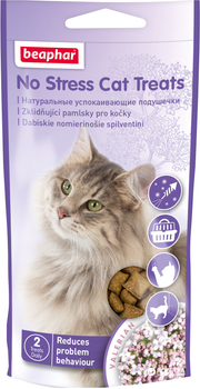 Подушечки Beaphar No Stress Cat Treats Антистресс для кошек 35 г (13219) (8711231132195)