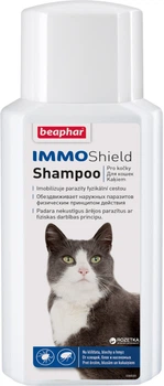 Шампунь Beaphar Immo Shield Shampoo for Cats від бліх, кліщів і комарів для кішок 200 мл (14178) (8711231141784)