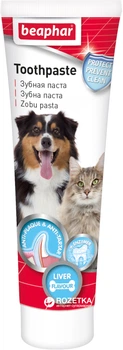 Зубна паста Beaphar Toothpaste для котів та собак зі смаком печінки 100 г (13223) (8711231132232)