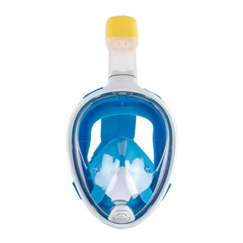 Маска для снорклинга EasyBreath размер S/M голубая (Арт. 5050bs)