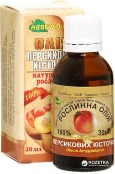 Олія Адверсо Персикових кісточок 30 мл (4820104010448)
