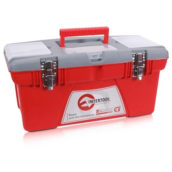 Ящик для інструментів із металевими замками, 18 Intertool (BX-0518)