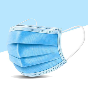 Маска медична тришарова M-Def Mask синя 10 шт (MDMB10)
