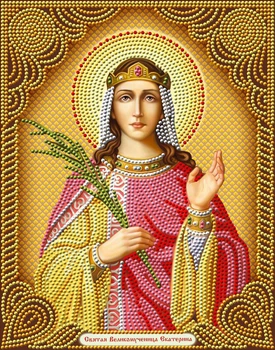 Алмазна Мозаїка SHLab Св. Великомучениця Катерина Вишивка SH-18762 30x40 см (Повна Викладка) (18762)