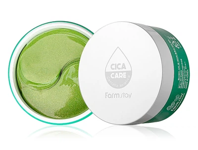 Гідрогелеві патчі під очі з екстрактом центелли FarmStay Cica Farm Nature Solution Eye Patch, 60шт (8809460461145)