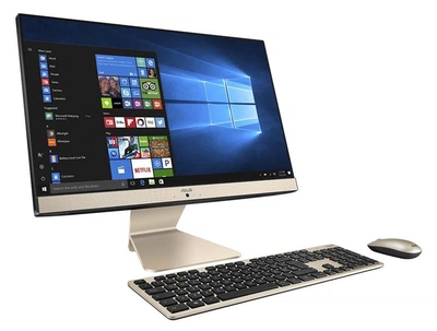 Моноблок Asus M3400WUAK-BA003M (90PT0351-M00200); 23.8" (1920х1080) IPS / AMD Ryzen 3 5300U (2.6 - 3.8 ГГц) / RAM 8 ГБ / SSD 256 ГБ / AMD Radeon Graphics / без ОП / LAN / Wi-Fi / Bluetooth / веб-камера / без ОС / черный / проводные клавиатура + мышь