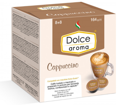 Кофе в капсулах Dolce Aroma CAPPUCCINO Dolce Gusto (16 шт)