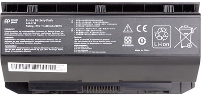 Аккумулятор PowerPlant для ноутбуков ASUS G750 Series (A42-G750) 15V 4400mAh (NB431205)