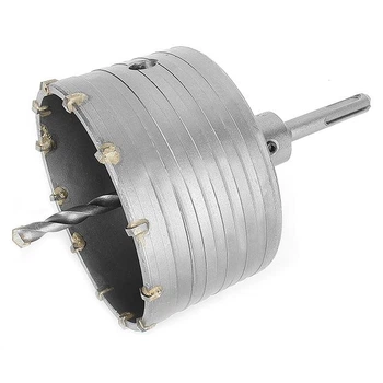 Сверло по бетону корончатое 105 мм Intertool (+ переходник SDS Plus 100мм)