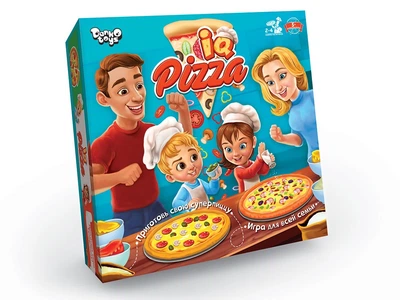 Настольная игра для всей семьи IQ Pizza пицца 5+ (для 2-4 игроков), Danko Toys