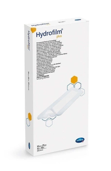 Повязка пленочная прозрачная с абсорбирующей подушечкой Hydrofilm Plus 10х25см, 1 шт