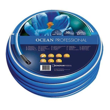 Шланг садовый диаметр 1" длина 25 м армированный Ocean Professional Tecnotubi
