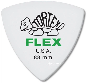 Медиаторы Dunlop 456P.88 Tortex Flex Triangle Player's Pack 0.88 мм 6 шт.