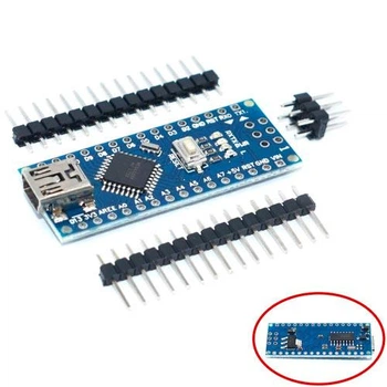 Плата микроконтроллера Arduino Nano V30 ATmega328P-PU CH340 (32КБ) (LKMTR_851595)