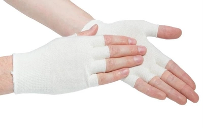 Подперчатки EASY от HANDYboo размер L 1 пара Белые (MAS40022)