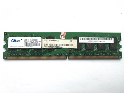 Оперативная память ASint DDR2 2Gb 800MHz PC2-6400 Б/У (№756)