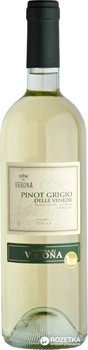 Вино Cantina di Verona Terre di Verona Pinot Grigio delle Venezie IGT белое сухое 0.75 л (8030625002877)