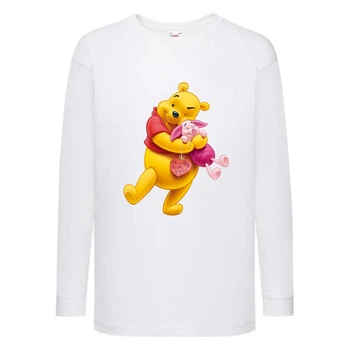 Лонгслив реглан Вінні Пух 007 (Winnie Pooh) білий (WP wh 007) 116 см
