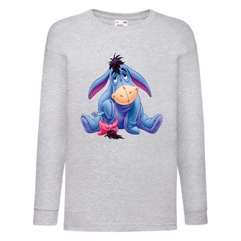 Лонгслив реглан Винни Пух 005 (Winnie Pooh) серый (WP gr 005) 116 см