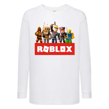 Лонгслив реглан Роблокс 4 (Roblox) белый (RBL wh 04) 164 см