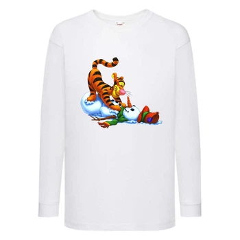 Лонгслив реглан Винни Пух 011 (Winnie Pooh) белый (WP wh 011) 152 см