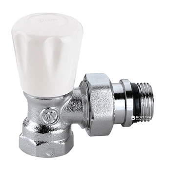 Кран радіаторний CALEFFI 1/2" кутовий (411402)